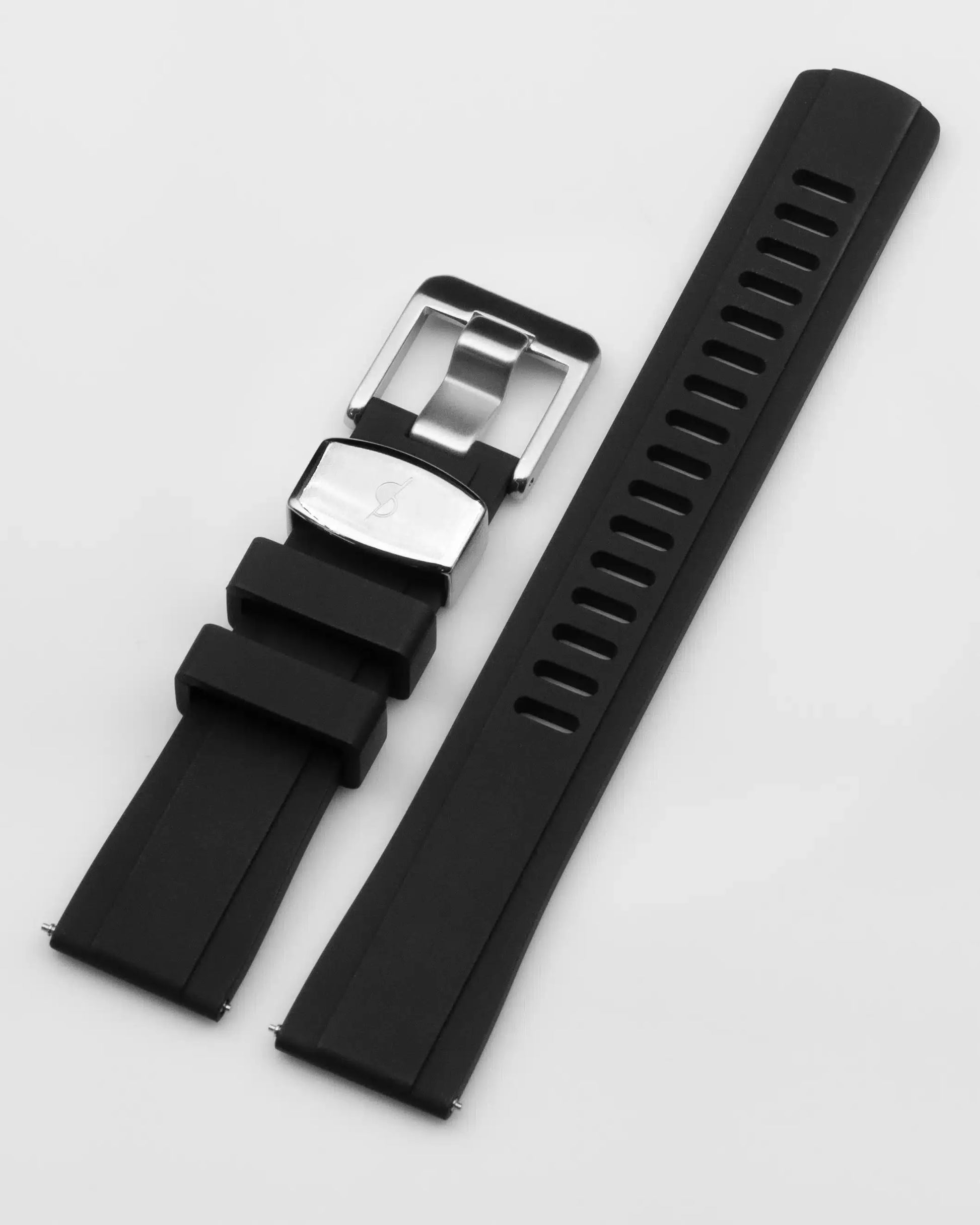 Bracelet rubber FKM universel 20mm - Silver BBGear