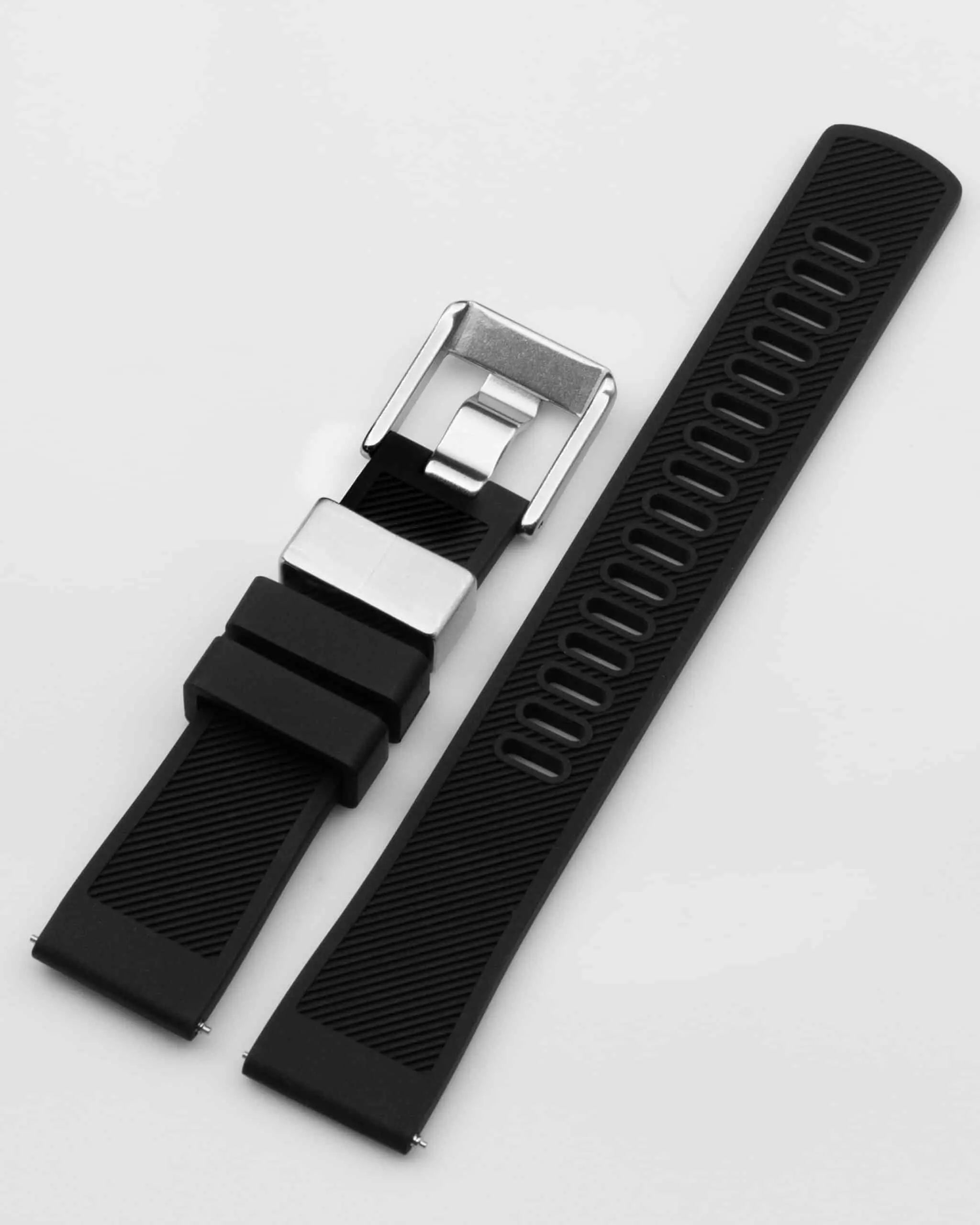 Bracelet rubber FKM universel 20mm - Silver BBGear